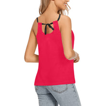 Load image into Gallery viewer, PL Red Loose Fit Halter Neck Top (Model T68)
