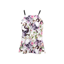 Load image into Gallery viewer, Skullz Floral Loose Fit Halter Neck Top (Model T68)