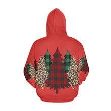 Load image into Gallery viewer, Christmas trees 2 All Over Print Hoodie for  Unisex (USA Size) (Model H13)