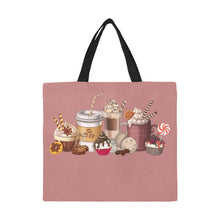 Load image into Gallery viewer, Coffee and lattes All Over Print Canvas Tote Bag/Large (Model 1699)