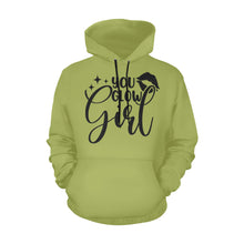 Load image into Gallery viewer, You Glow Girl All Over Print Hoodie for unisex  (USA Size) (Model H13)