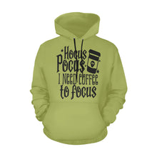 Load image into Gallery viewer, HocusPocusINeedCoffee All Over Print Hoodie for Unisex (USA Size) (Model H13)