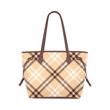 Load image into Gallery viewer, Plaid Fun Clover Canvas Tote Bag (Model 1661)