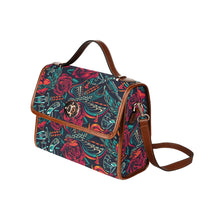 Load image into Gallery viewer, tattoo Waterproof Canvas Bag-Brown (All Over Print) (Model 1641)
