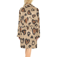Load image into Gallery viewer, Leopard Women's All Over Print Night Robe