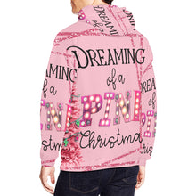 Load image into Gallery viewer, Pink Christmas All Over Print Hoodie for unisex (USA Size) (Model H13)