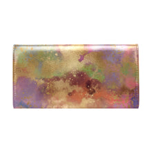 Load image into Gallery viewer, Watercolor Splash Art Women's Flap Wallet (Model 1707)