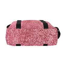Load image into Gallery viewer, Pink Sparkle Large Capacity Duffle Bag (Model 1715)