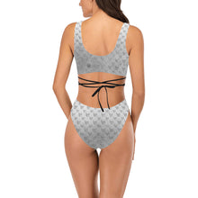 Load image into Gallery viewer, Grunge Skullz Cross String Bikini Set (Model S29)