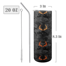 Load image into Gallery viewer, Deer 20oz Tall Skinny Tumbler with Lid and Straw