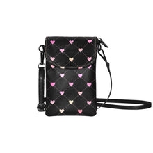 Load image into Gallery viewer, Plaid Hearts Small Cell Phone Purse (Model 1711)