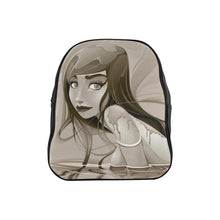 Load image into Gallery viewer, Dark Mermaid School Backpack (Model 1601)(Small)
