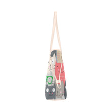 Load image into Gallery viewer, Lots of cats Clover Canvas Tote Bag (Model 1661)