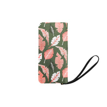 Load image into Gallery viewer, Pink And Green Women's Clutch Purse (Model 1637)