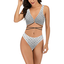 Load image into Gallery viewer, Grunge Skullz Cross String Bikini Set (Model S29)