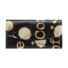 Load image into Gallery viewer, Coffee Women's Flap Wallet (Model 1707)