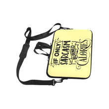 Load image into Gallery viewer, If only sarcasm burned Laptop Handbags 15"
