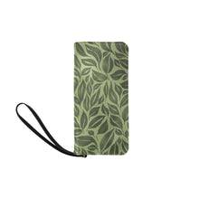 Load image into Gallery viewer, Green leaves Women's Clutch Purse (Model 1637)