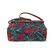 Load image into Gallery viewer, tattoo Waterproof Canvas Bag-Brown (All Over Print) (Model 1641)