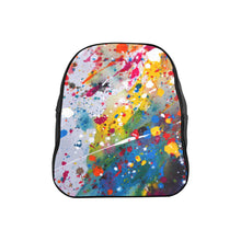 Load image into Gallery viewer, watercolor School Backpack (Model 1601)(Small)