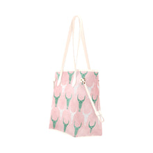 Load image into Gallery viewer, Country Skull Clover Canvas Tote Bag (Model 1661)