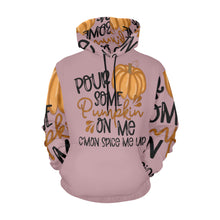 Load image into Gallery viewer, PourSomePumpkinOnMe All Over Print Hoodie for unisex (USA Size) (Model H13)