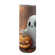 Load image into Gallery viewer, Boo 20oz Tall Skinny Tumbler with Lid and Straw