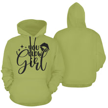 Load image into Gallery viewer, You Glow Girl All Over Print Hoodie for unisex  (USA Size) (Model H13)