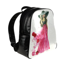 Load image into Gallery viewer, Pink Dress Backpack Multi-Pockets Backpack (Model 1636)