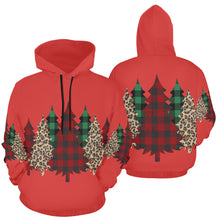Load image into Gallery viewer, Christmas trees 2 All Over Print Hoodie for  Unisex (USA Size) (Model H13)