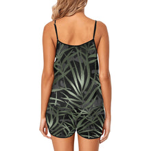 Load image into Gallery viewer, Leaves Women's Spaghetti Strap Short Pajama Set