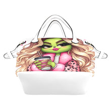 Load image into Gallery viewer, Green girl coffee Clover Canvas Tote Bag (Model 1661)