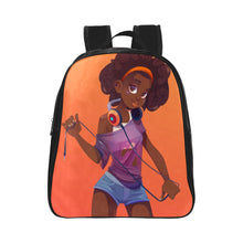 Load image into Gallery viewer, Turn It Up School Backpack (Model 1601)(Small)