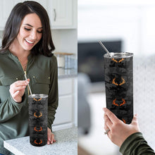 Load image into Gallery viewer, Deer 20oz Tall Skinny Tumbler with Lid and Straw