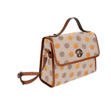 Load image into Gallery viewer, Dotti Waterproof Canvas Bag-Brown (All Over Print) (Model 1641)