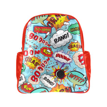 Load image into Gallery viewer, Comic Backpack Multi-Pockets Backpack (Model 1636)