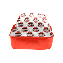 Load image into Gallery viewer, Strawberry Cupcake Backpack Red Multi-Pockets Backpack (Model 1636)