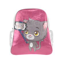 Load image into Gallery viewer, Kitty Selfie Backpack 4 Multi-Pockets Backpack (Model 1636)