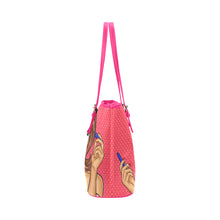 Load image into Gallery viewer, 170 Pop Art 2 Leather Tote Bag/Small (Model 1651)