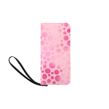 Load image into Gallery viewer, Pink Distress Women's Clutch Purse (Model 1637)