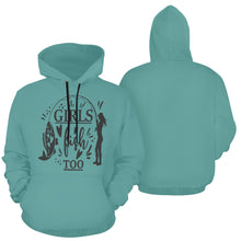 Load image into Gallery viewer, Girl Fish All Over Print Hoodie for unisex (USA Size) (Model H13)