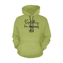 Load image into Gallery viewer, Talking 2 All Over Print Hoodie for Unisex (USA Size) (Model H13)
