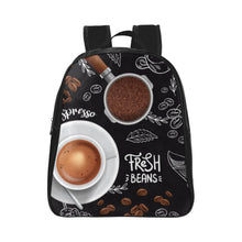 Load image into Gallery viewer, Coffee Crazy School Backpack (Model 1601)(Small)