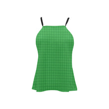 Load image into Gallery viewer, Watermelon Green Loose Fit Halter Neck Top (Model T68)