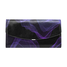 Load image into Gallery viewer, Smoke Women's Flap Wallet (Model 1707)