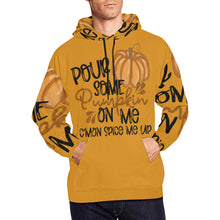Load image into Gallery viewer, PourSomePumpkinOnMe O All Over Print Hoodie for unisex (USA Size) (Model H13)
