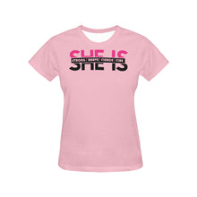 Load image into Gallery viewer, She is All Over Print T-Shirt for Women (USA Size) (Model T40)