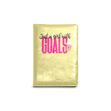 Load image into Gallery viewer, Just A girl With Goals Custom NoteBook A5