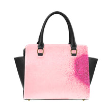 Load image into Gallery viewer, heart-made-pink-glitters Rivet Shoulder Handbag (Model 1645)