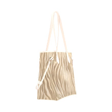 Load image into Gallery viewer, Zebra Clover Canvas Tote Bag (Model 1661)